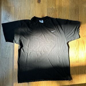 Vintage 90’s Distressed Nike White Tag Embroidered Nike Swoosh Shirt  Size: Larg